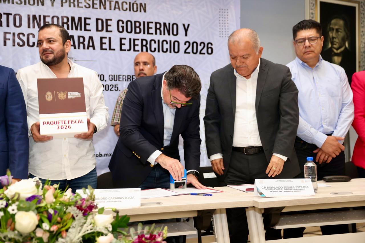 Gobierno de Guerrero entrega al Congreso el Paquete Fiscal 2026 por más ...
